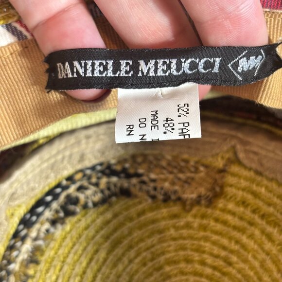 Daniele Meucci Multicolor Striped Bucket Hat – Made in Italy main image 6